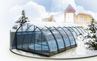 Як доглядати за павільйоном для басейну взимку?